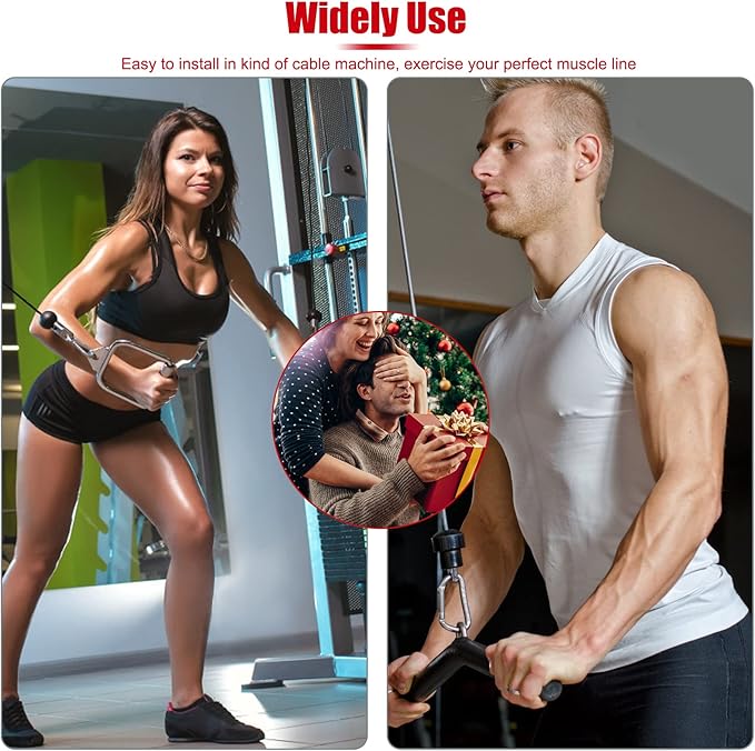 Fitness Pulley Cable 196 Inch, Adjustable Home Gym Cable Replacement for Pulley System, Heavy Duty Fitness Rope Machine Accessories