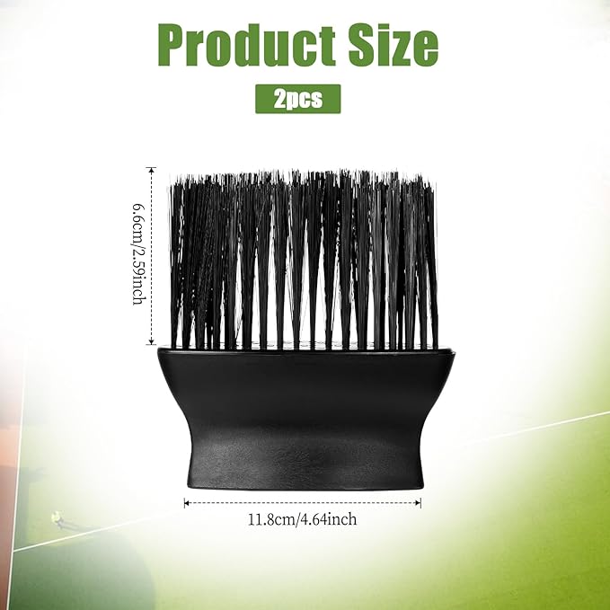 KALIONE 2 Pcs Umpire Brush 4.9 X 4.6 Inch)
