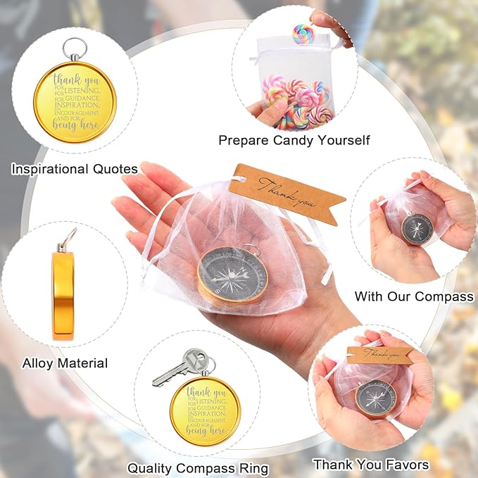 Lenwen 30 Set Male Employee Gift Compass Hiking