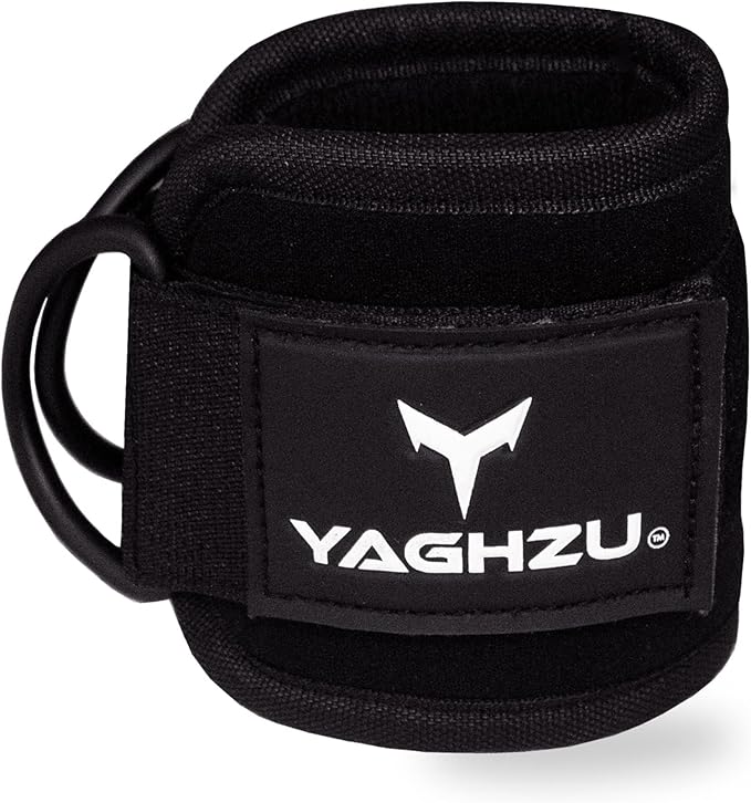 Ankle Straps for Cable Machines Women - Adjustable Gym Ankle Strap for Cable Machine, Neoprene Padded Cable Straps, Durable Leg Strap with Cable Cuff, Glute Kickback Ankle Strap with D Rings