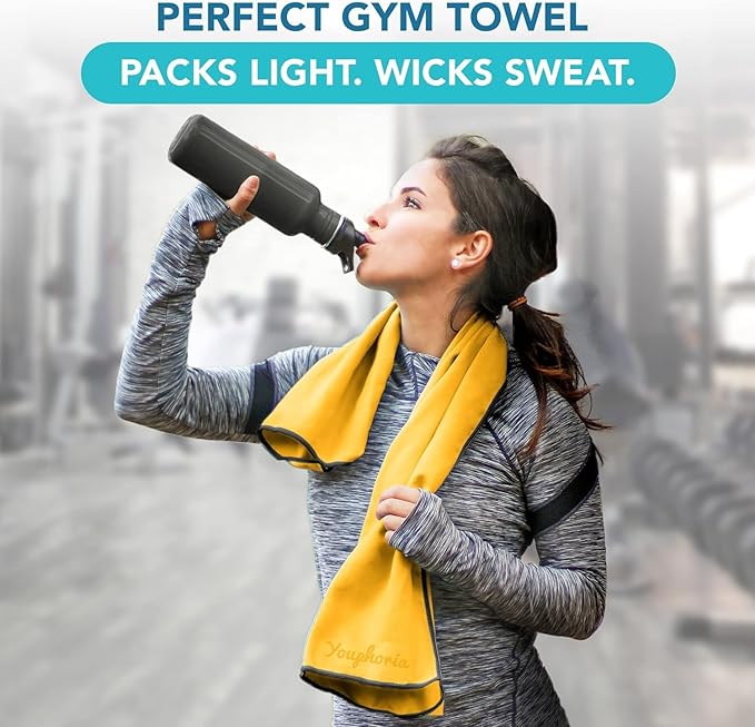Youphoria Microfiber Travel Towel Fast Drying Lightweight -