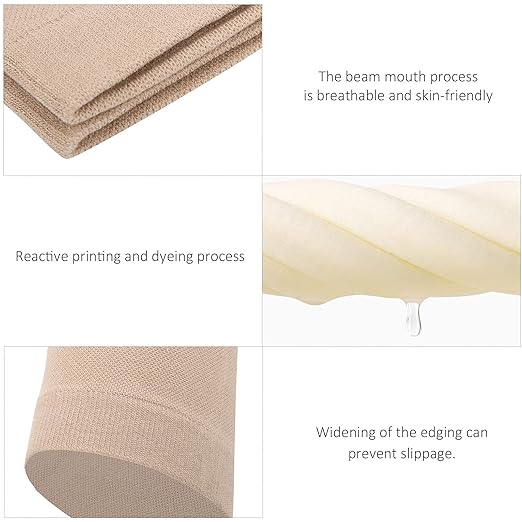 Knee Compression Sleeve, Cotton Knee Support Ultra Thin Knee Brace Clear Knee Support Sleeves for Home for Elderly People