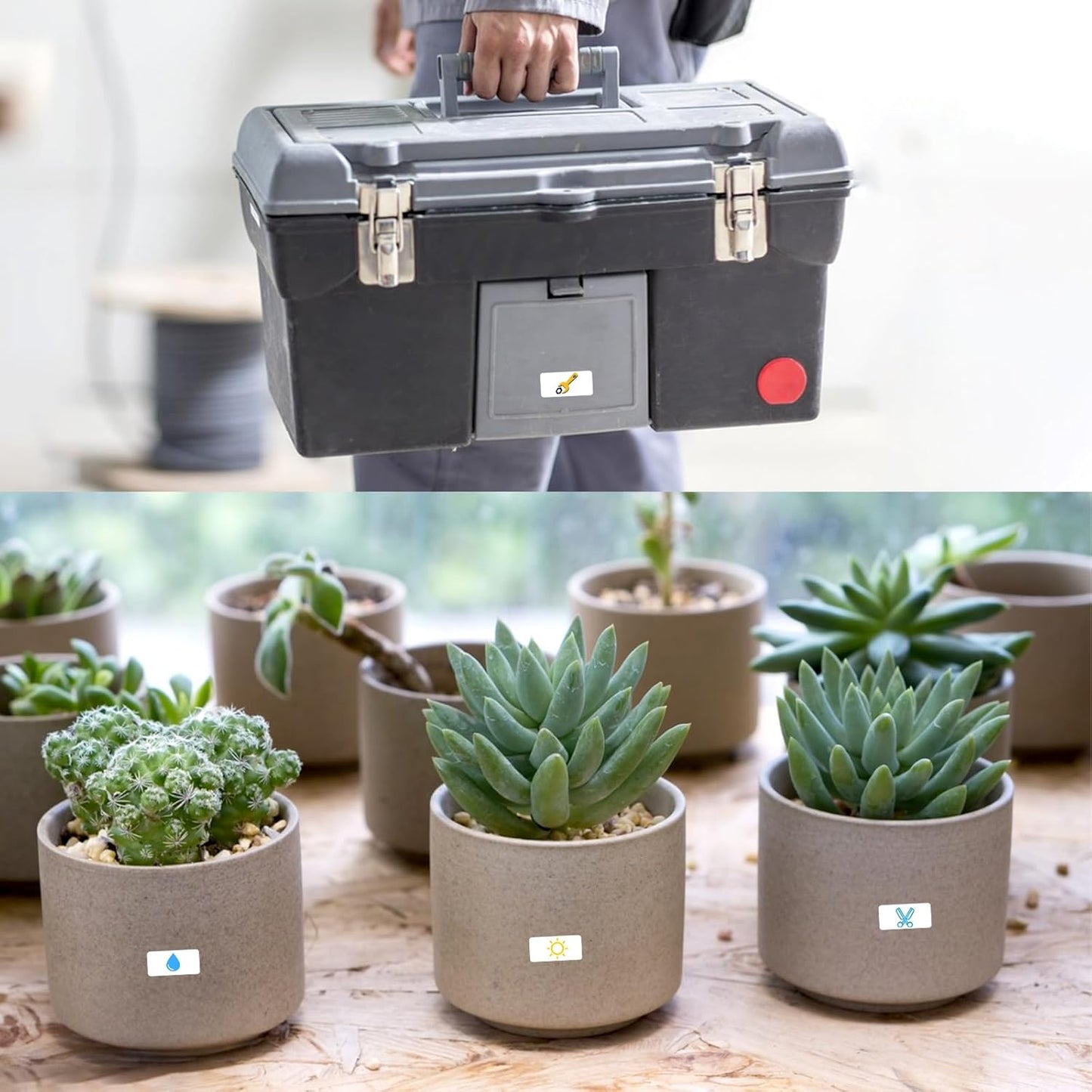 30 Sheets White Labels Stickers for Writing 10 X 20 mm Small Price Tags Blank Storage Container Stickers for Jars File Folders School Office Kitchen (3360 Labels)