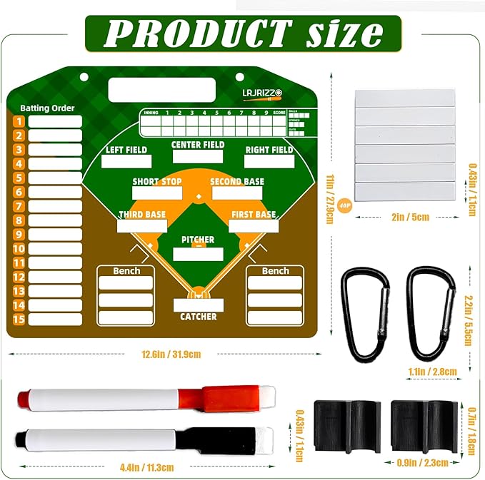 Magnetic Baseball Lineup Board,Baseball Lineup Cards Baseball Lineup
