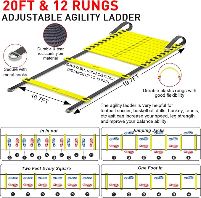 Kids Soccer Goals for Backyard Set of 2 6x4 ft