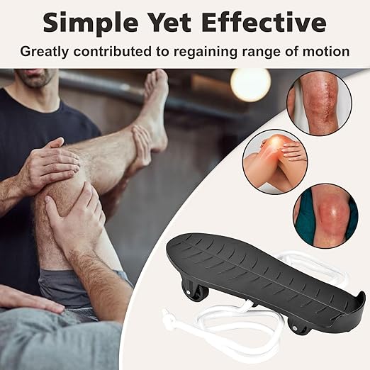 Knee Glider for Knee Replacement Recovery Aids, Ideal Knee Surgery Recovery Equipment for Physical Therapy, MCL, ACL Recovery Gift, Knee Rehabilitation Stretcher
