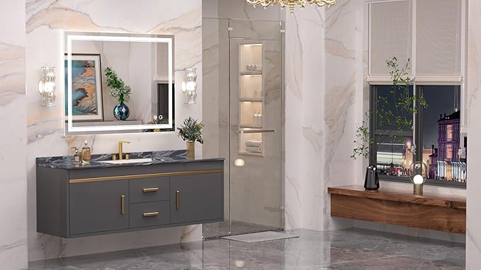 Keonjinn 42 x 32 Inch LED Mirror