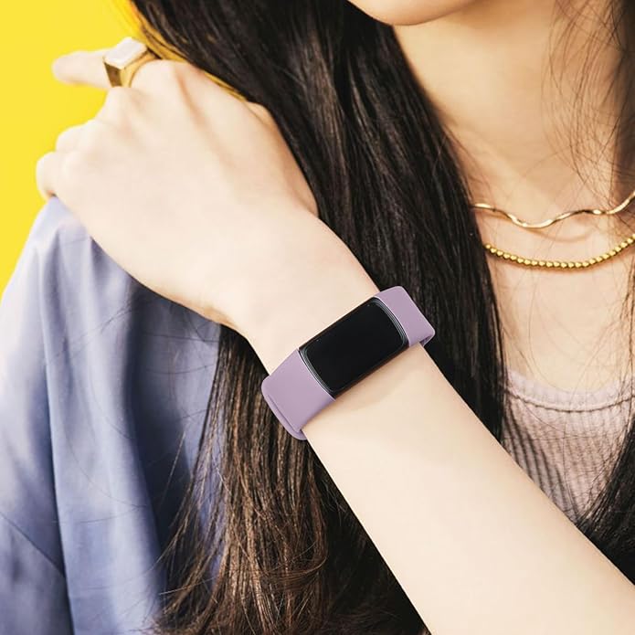 3 Pack Bands for Fitbit Charge 6 / Charge 5 Bands Women Men, Soft Silicone Waterproof Adjustable Wristband Replacement Sport Straps for Fitbit Charge 5 / Charge 6 Fitness Tracker