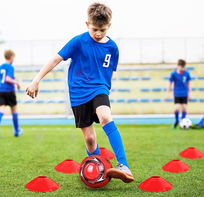 Kids Soccer Goal for Backyard Set - 2 6X4 / 4X3 ft