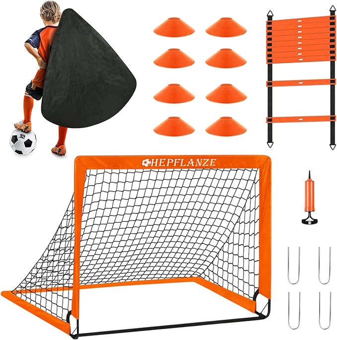 Kids Soccer Goal for Backyard Soccer Nets 4' 3' Portable