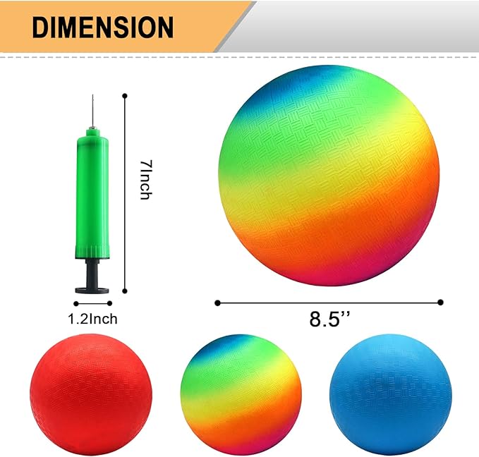 Four Square Balls 8.5 Inch