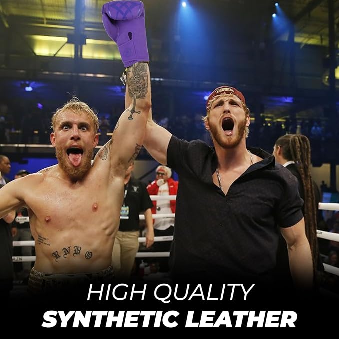 DEFY Boxing Gloves for Men & Women - Premium Quality Synthetic Leather Boxing Gloves for Training - Perfect for Punching Heavy Bags, Sparring, & Fighting Gloves