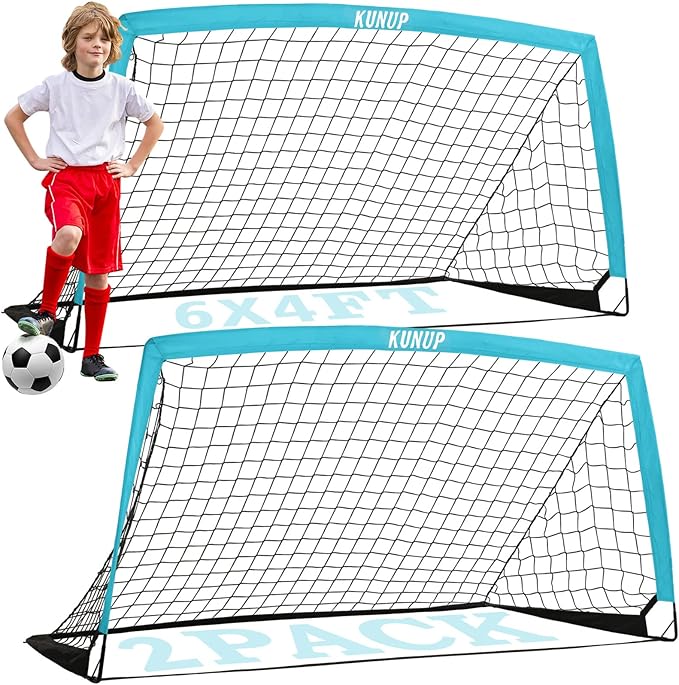 Kids Soccer Goals for Backyard 5×3, 6×4, 6×4, 9×5FT 9×5FT 2 2 Pieces