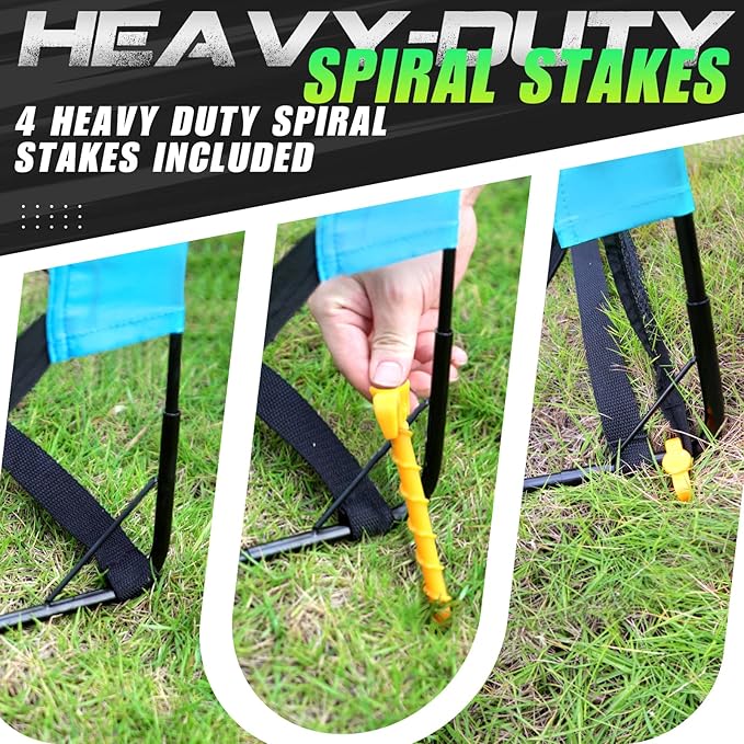 Kids Soccer Goals for Backyard 5×3, 6×4, 6×4, 9×5FT 9×5FT 2 2 Pieces