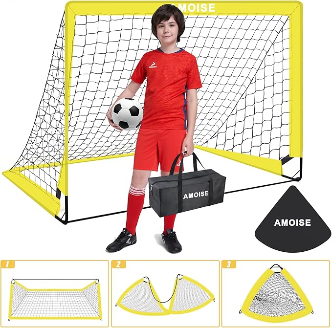 Kids Soccer Goals for Backyard Set of 2