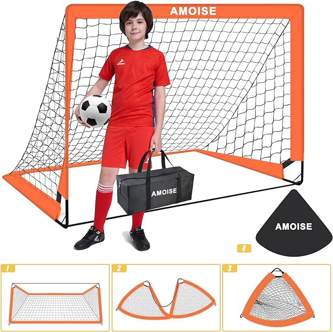 Kids Soccer Goals for Backyard Set of 2