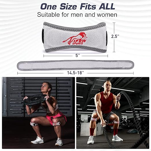 Knee Strap Grey