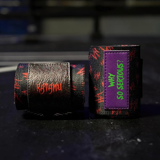 Katamu | Premium Wrist Straps | Wrist Support for Weighlifting, Powerlifting and Bodybuilding