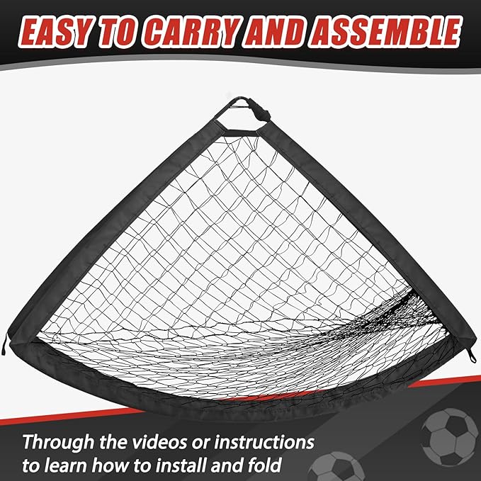 KTRIO Soccer Goal Soccer Net 6x4 ft