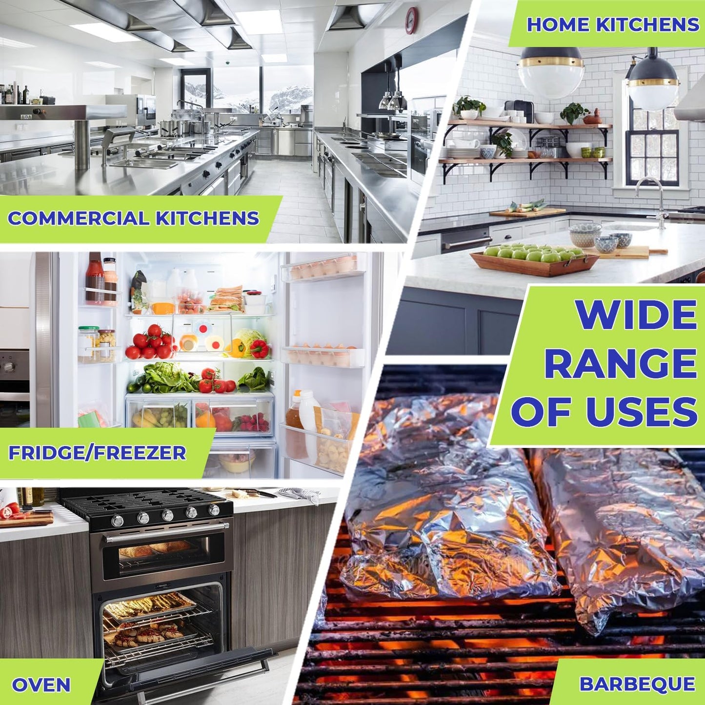 200 Pre-Cut Aluminum Foil Sheets, 12" x 10.75" Pop-Up Foil Sheets for Restaurant Use, Disposable Food Wrapping for Burritos, Hot Dogs, and Sandwiches