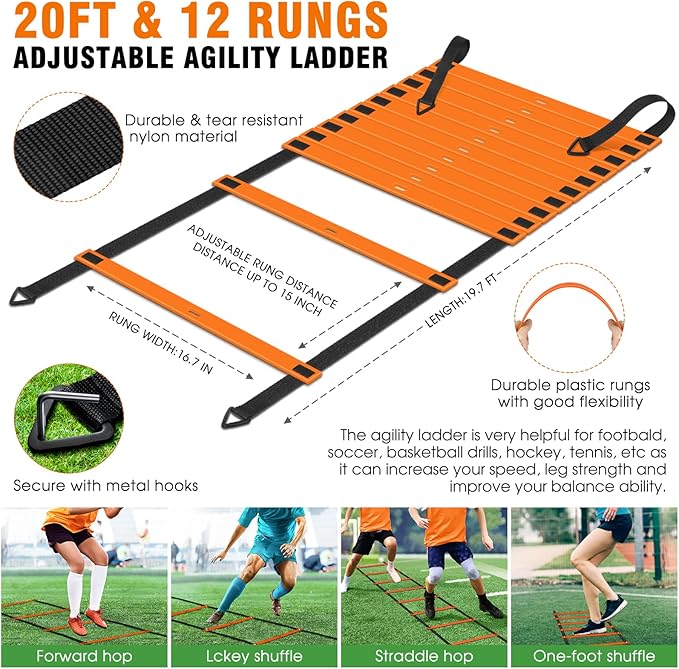 Kids Soccer Goals for Backyard Set of 2 6x4 ft