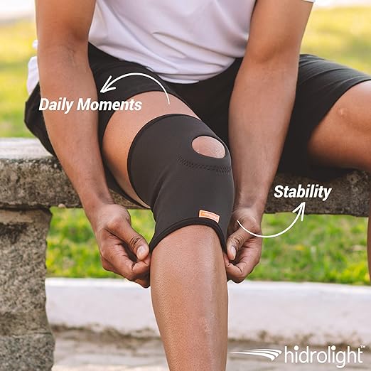 Knee Brace with Patellar Reinforcement - Pads for Support, Arthritis Pain Relief, Working out, Running, Basketball, Weightlifting, Gym, Sports - Compression & Stability - Black, X-Large
