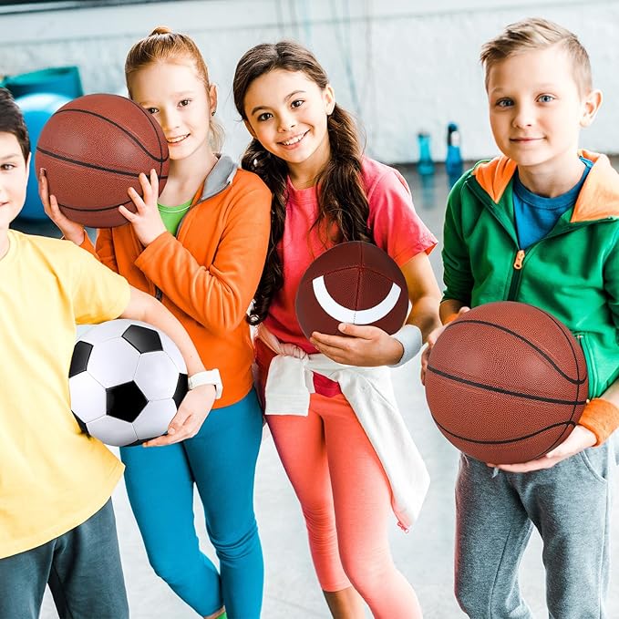 Lenwen 6 Pcs Sport Balls Set for Kids Teens