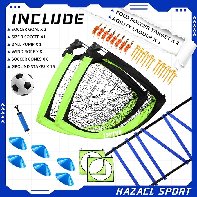 Kids Soccer Goal for Backyard 9x5 FT