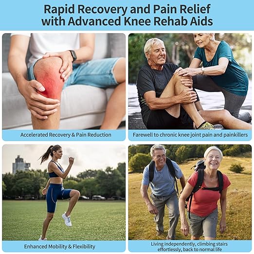 Knee Replacement Recovery Aids Knee Surgery Recovery Equipment - Post-Op Support for Improved Mobility, Pain Relief & Range of Motion