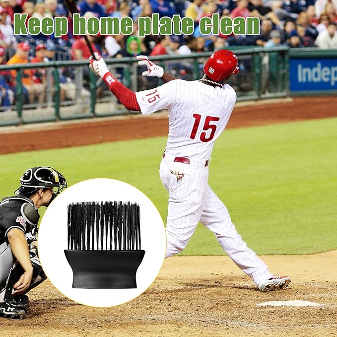 KALIONE 2 Pcs Umpire Brush 4.9 X 4.6 Inch)