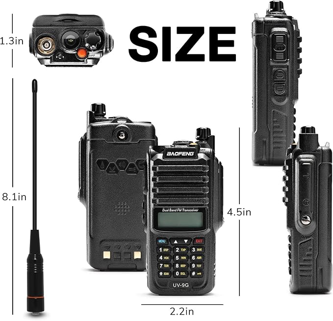 BAOFENG UV-9G GMRS Radio IP67 Waterproof