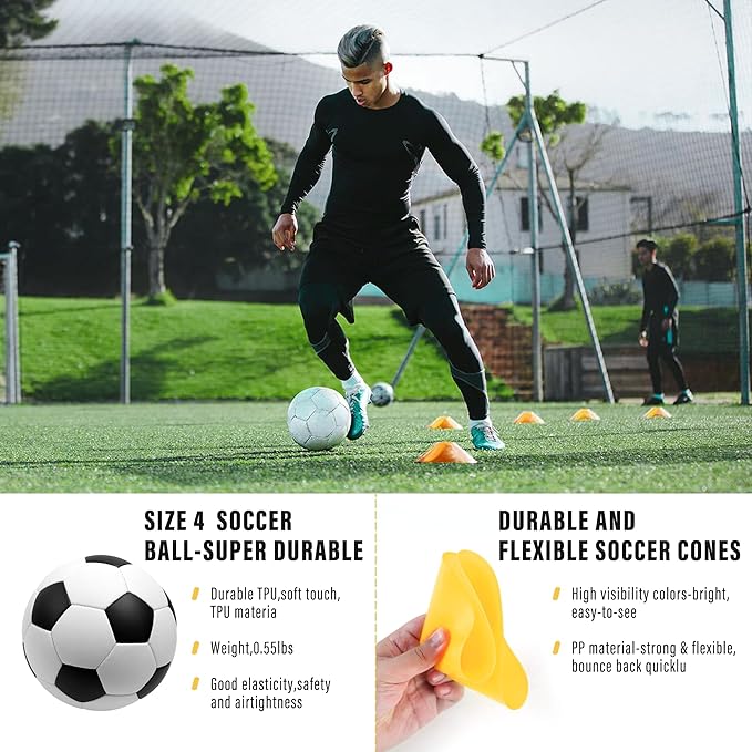 Kids Soccer Goals for Backyard Set of 2