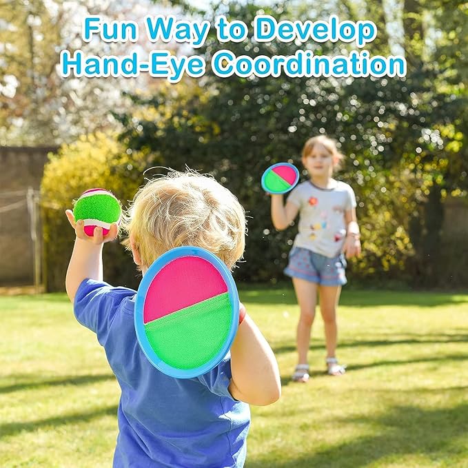 Kids Toys Toss and Catch Game Set - 4-8, Classic