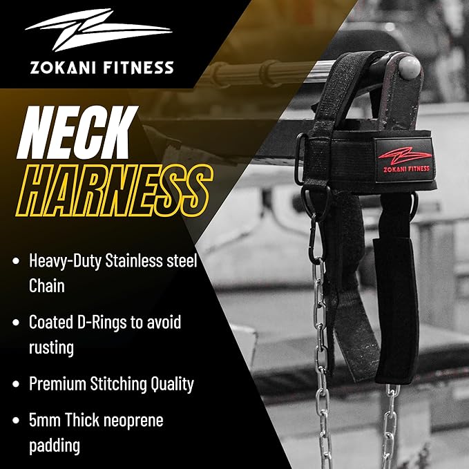 neck harness weight lifting Heavy Duty Neck Harness