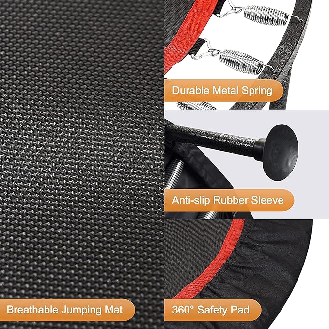 KENSONE 40"/48" Foldable Mini Trampoline 330/450 lbs