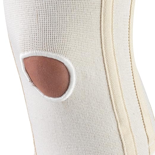 Knee Brace Flexible Stays Knit Elastic, White, Large (Pack of 4)