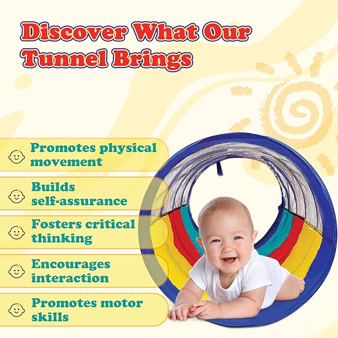 Kiddey Play Tunnel for Kids
