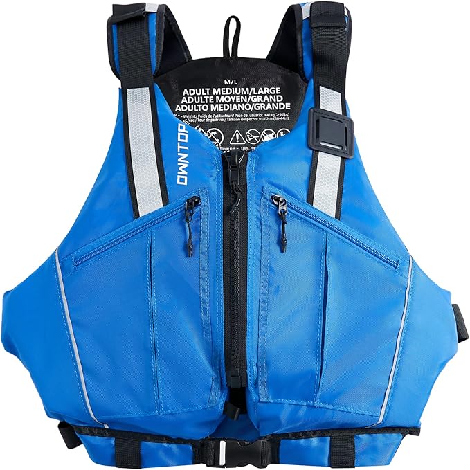 Owntop Swim Vest for Adults | Unrestricted Arm Movement | Extra-Large Pockets | Super-Thin | Kayak, Boating, Fishing