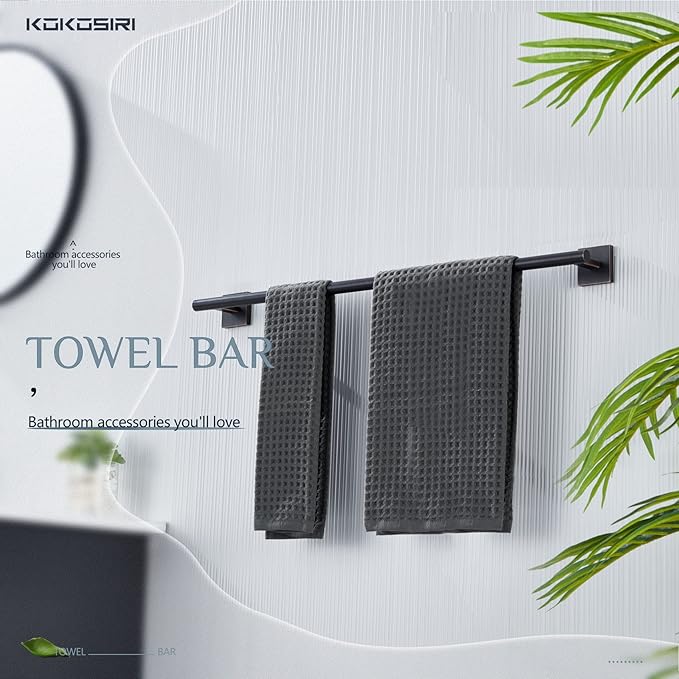 KOKOSIRI Bathroom Towel Bar 36'' Towel Holder 36 Inch B4005ORB-L36
