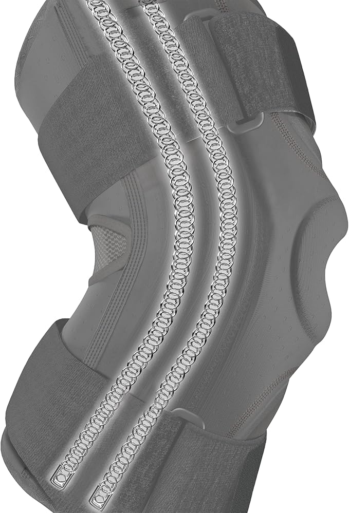 Shock Doctor 870 Knee Brace, Knee Support for Stability, Minor Patella Instability, Meniscus Injuries, Minor ligament Sprains for Men & Women, Sold as Single Unit (1)