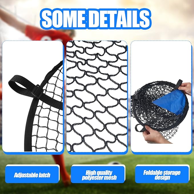 Lenwen Soccer Training Net Corner Soccer Train Goal