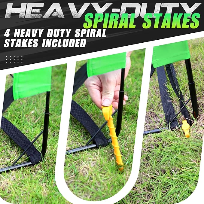 Kids Soccer Goals for Backyard 5×3, 6×4, 6×4, 9×5FT 9×5FT 2 2 Pieces