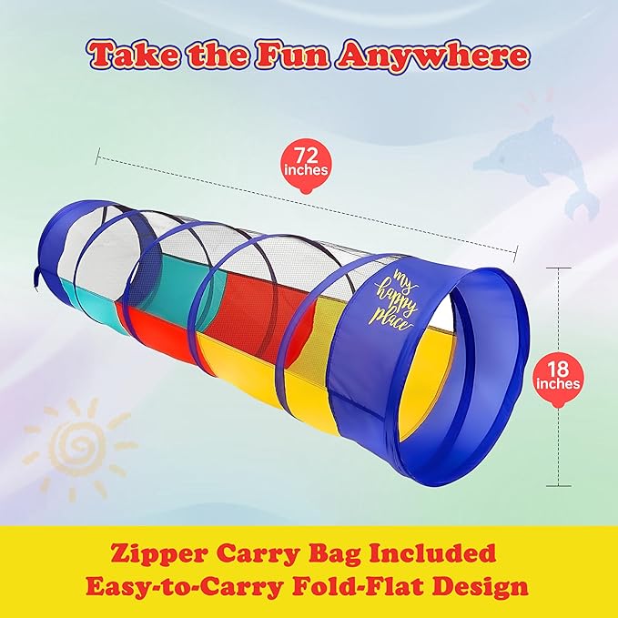 Kiddey Play Tunnel for Kids