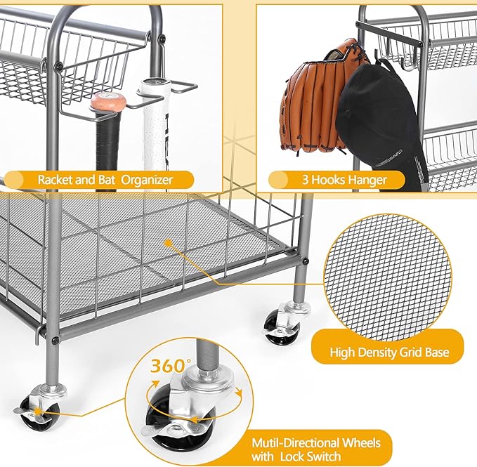 Kinghouse Sports Organizer for Garage