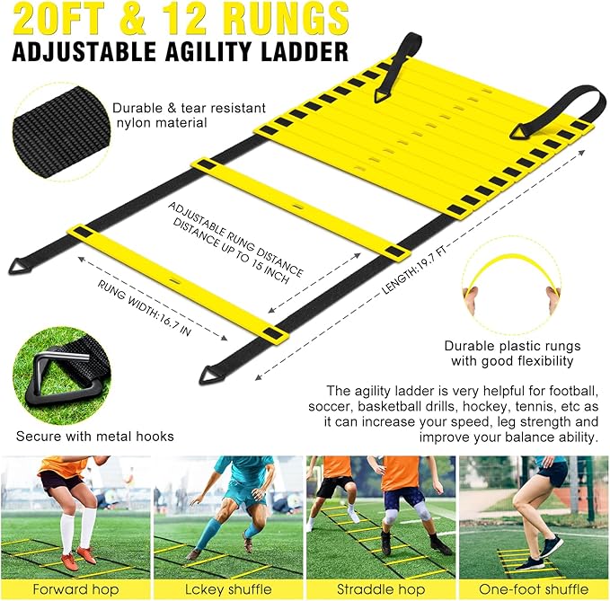 Kids Soccer Goals for Backyard Set of 2 6x4 ft