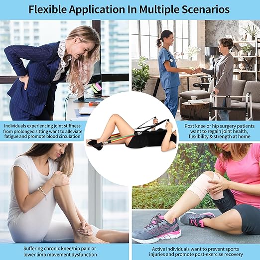 Knee Replacement Recovery Aids Knee Surgery Recovery Equipment - Post-Op Support for Improved Mobility, Pain Relief & Range of Motion
