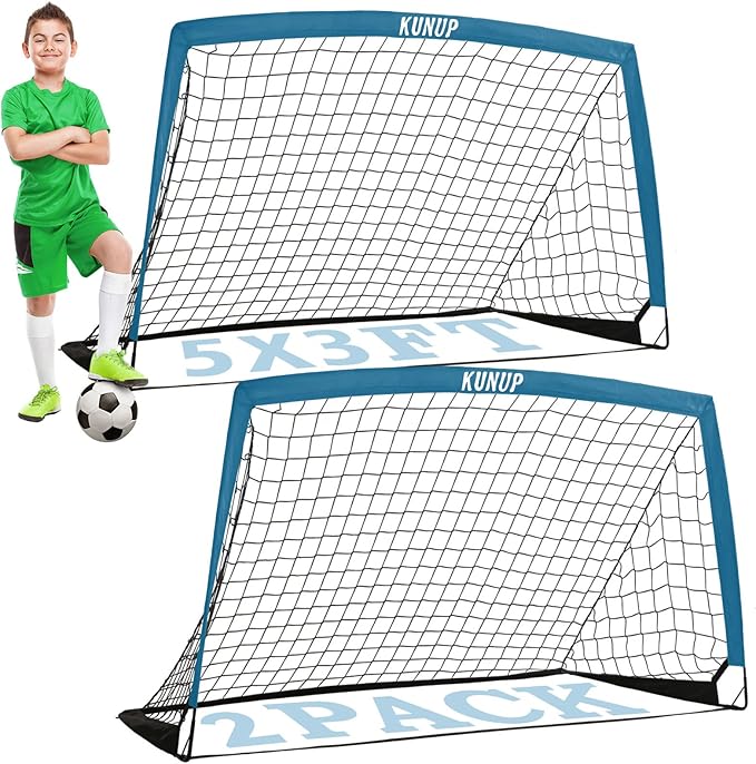 Kids Soccer Goals for Backyard 5×3, 6×4, 6×4, 9×5FT 9×5FT 2 2 Pieces