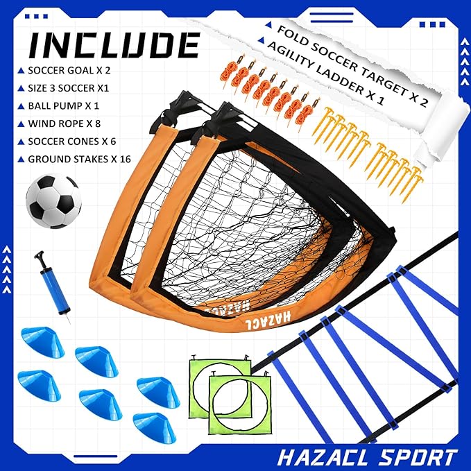 Kids Soccer Goal for Backyard 9x5 FT