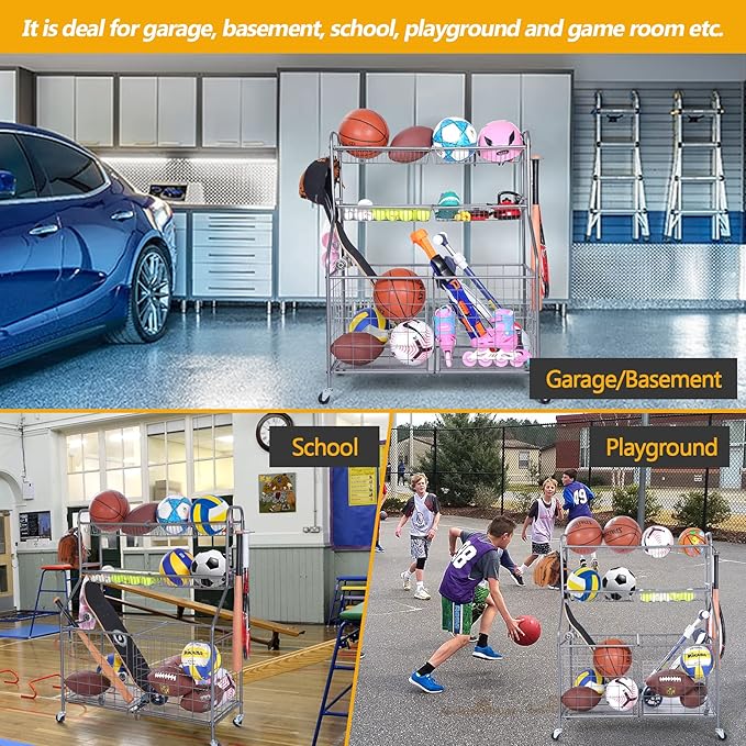 Kinghouse Sports Organizer for Garage