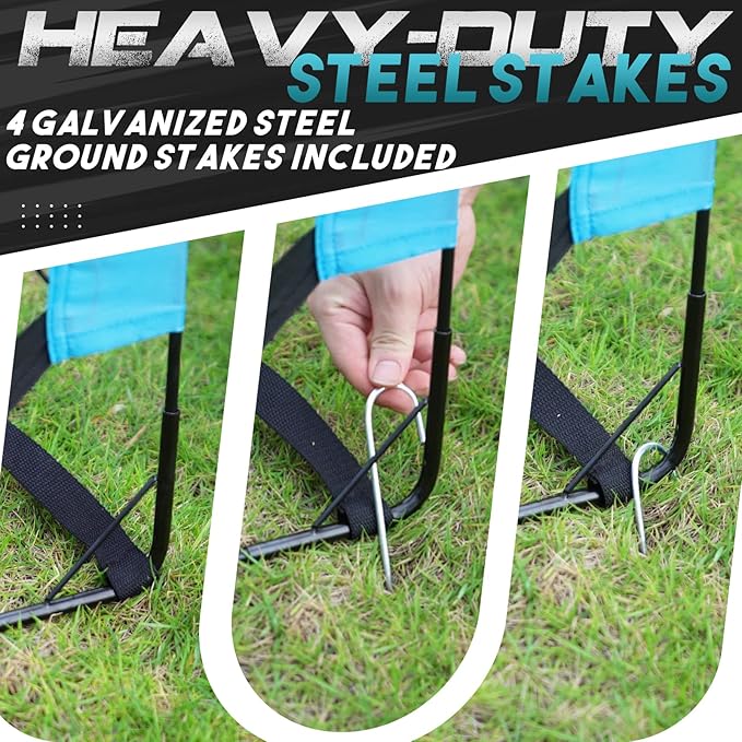 Kids Soccer Goals for Backyard 5×3, 6×4, 6×4, 9×5FT 9×5FT 2 2 Pieces